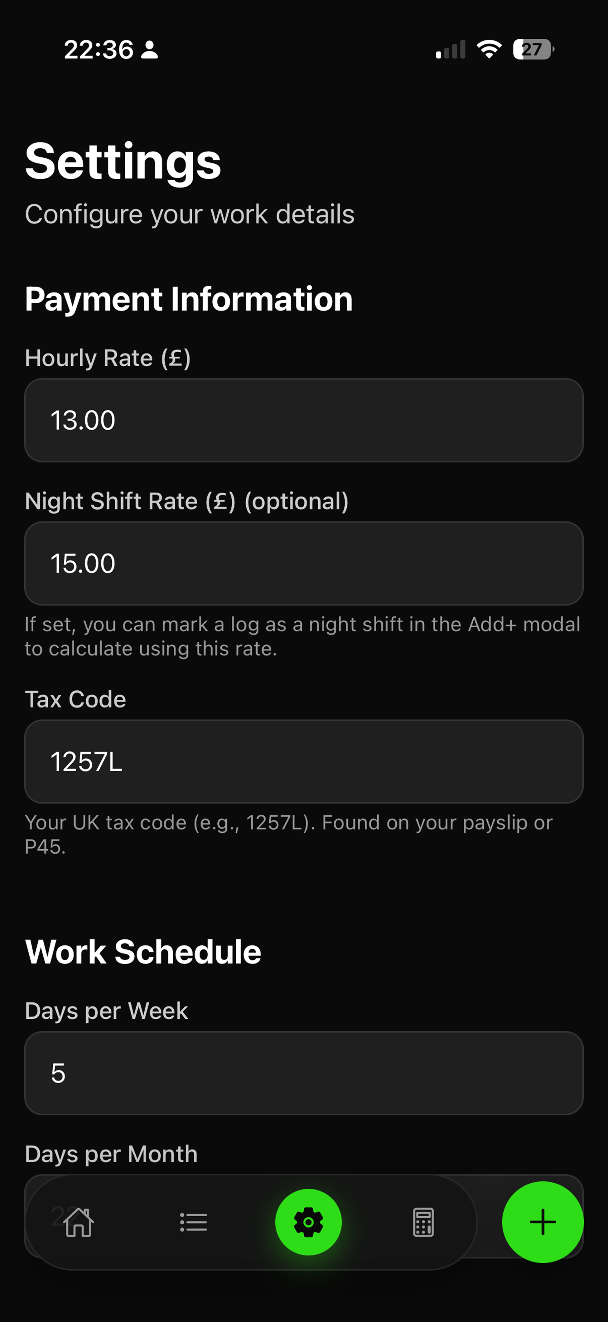 NetPay settings